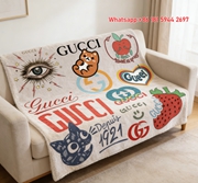 Gucci Playful Collage Throw Blankets GGJY (35)